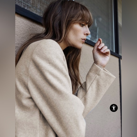 Zara textured felt  coat  ⭐️New collection ⭐️ - Picture 6 of 16